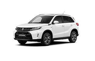 Abbildung zeigt weißen Vitara