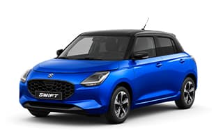 Abbildung zeigt blauen Suzuki Swift