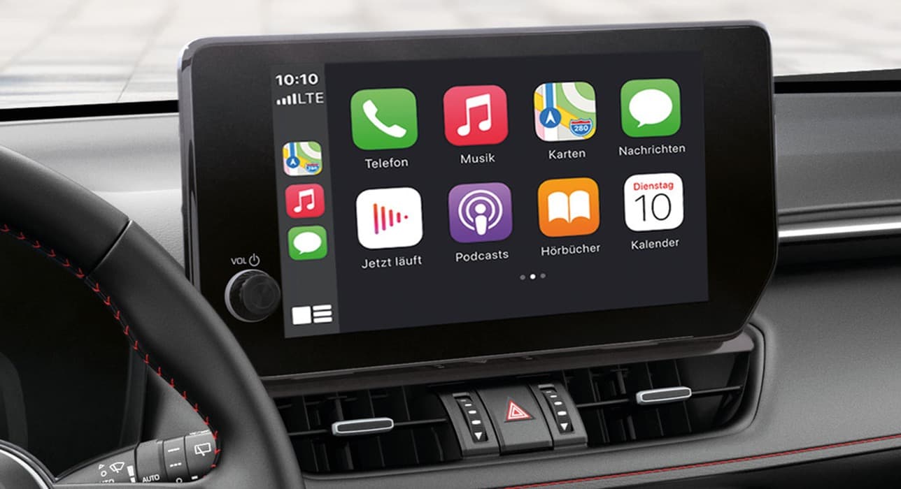 Abbildung zeigt 10,5" Farb-Touchscreen