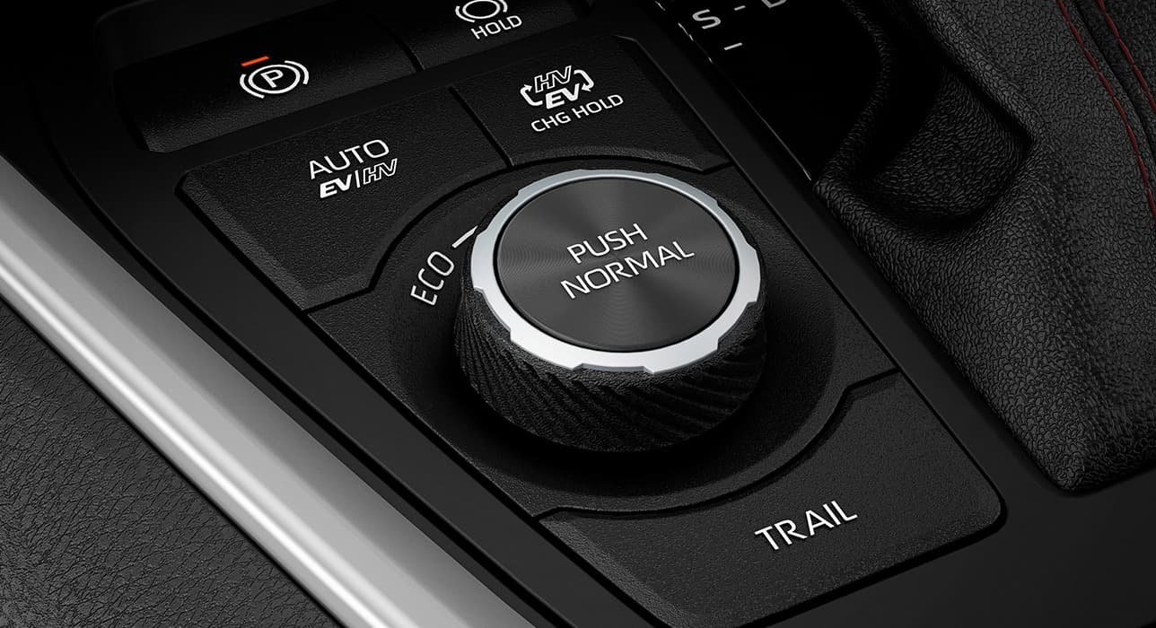 Abbildung zeigt Knopf für Fahrmodi