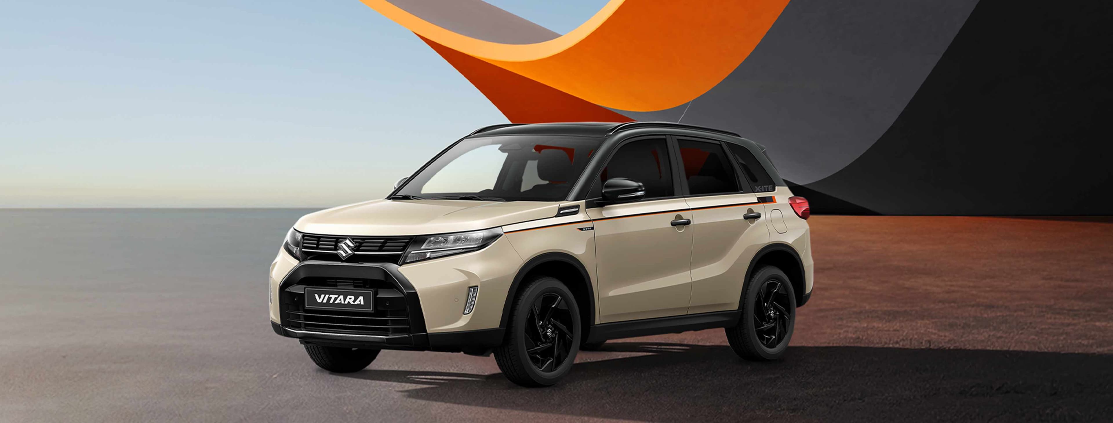 Suzuki Vitara X-ITE mit auswählbaren Lackierungen in der Modellübersicht.