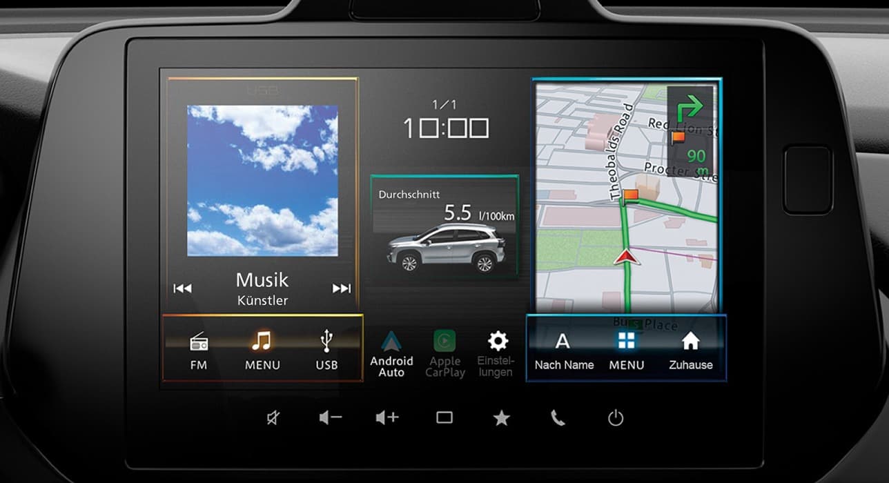Abbildung zeigt Touchscreen