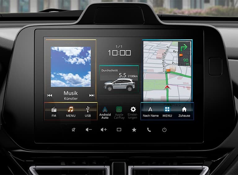 Abbildung zeigt Touchscreen