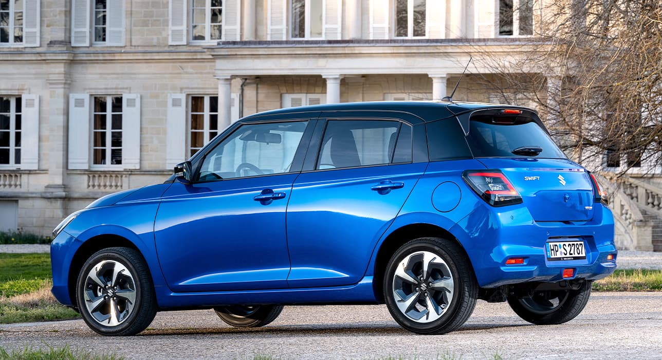 Abbildung zeigt blauen Swift