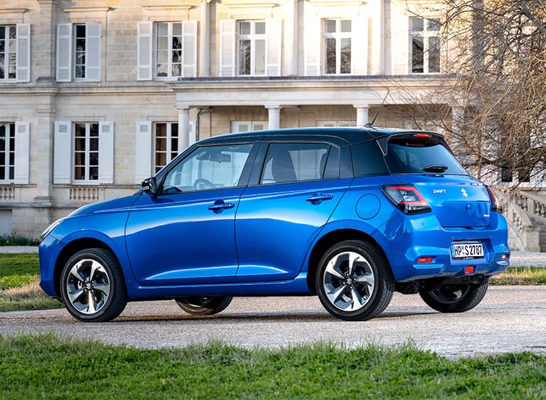 Abbildung zeigt blauen Swift