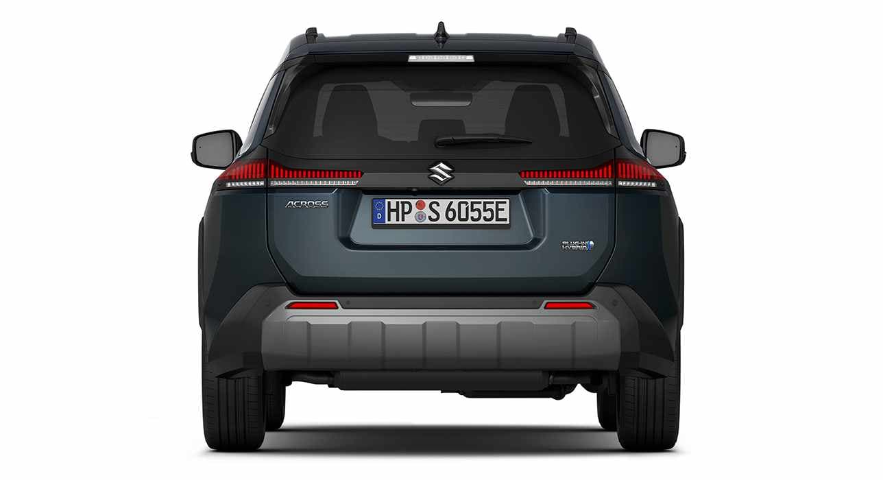Ein Across in der Farbe Massive Gray von hinten.