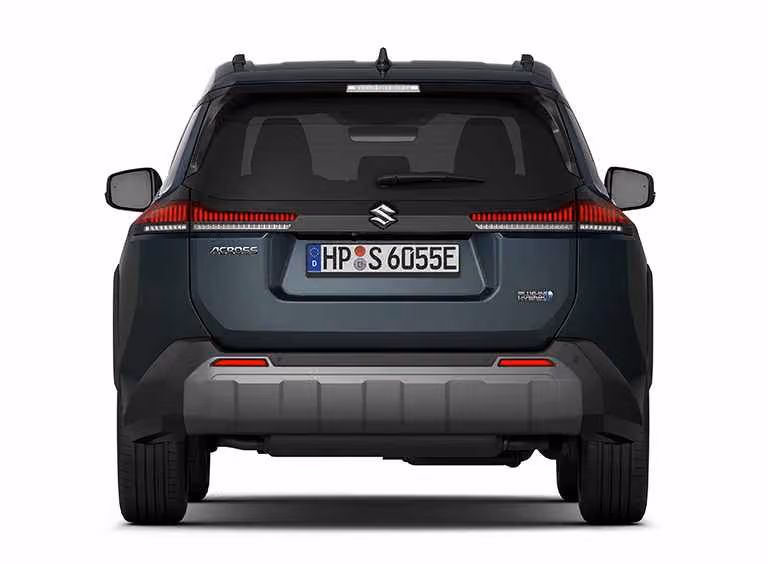 Ein Across in der Farbe Massive Gray von hinten.
