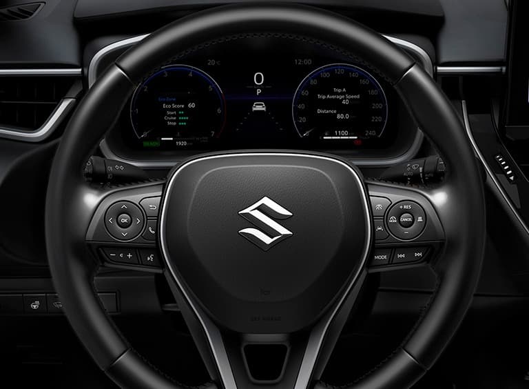 Abbildung zeigt Lenkrad