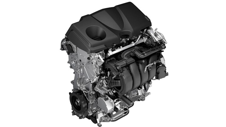 Viersylinder-Motor des Suzuki Across