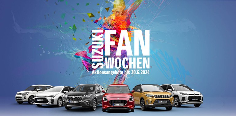 Suzuki Fan Wochen Aktionsangebote bis zum 30.6.2024