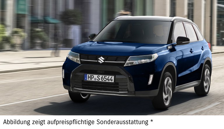 Dunkelblauer Suzuki Vitara