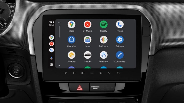 Android Auto im Suzuki Vitara Hybrid.