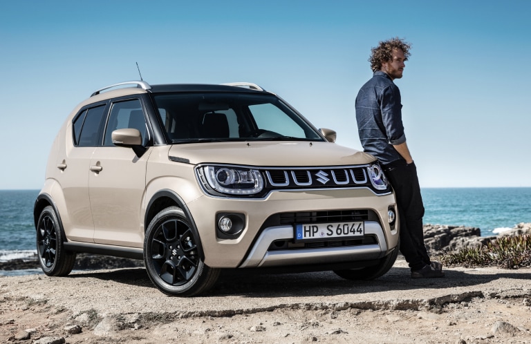 Der Suzuki Ignis am Meer